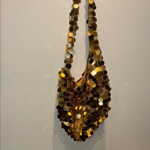 Gold Sequin Women's Bag